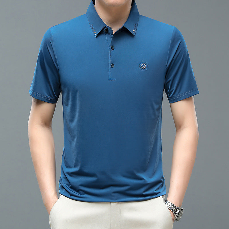Men's Summer Short Sleeve Polo Shirt - Quick Dry Workwear