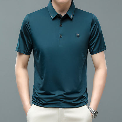 Men's Summer Short Sleeve Polo Shirt - Quick Dry Workwear