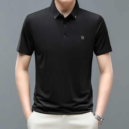 Men's Summer Short Sleeve Polo Shirt - Quick Dry Workwear