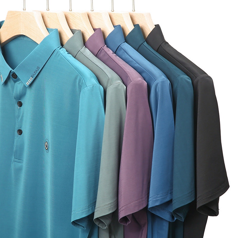Men's Summer Short Sleeve Polo Shirt - Quick Dry Workwear