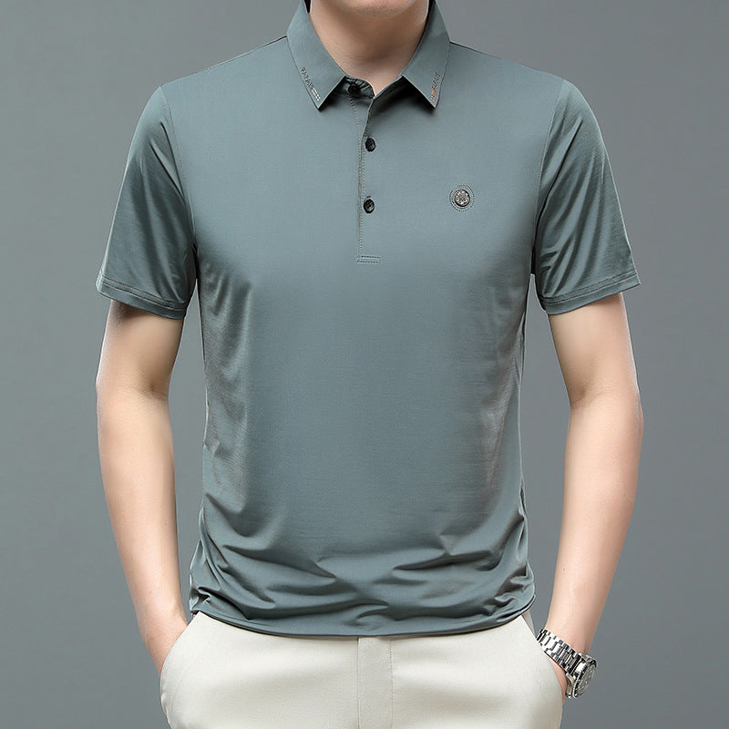 Men's Summer Short Sleeve Polo Shirt - Quick Dry Workwear