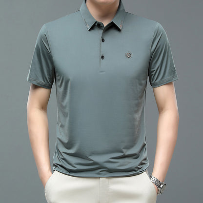 Men's Summer Short Sleeve Polo Shirt - Quick Dry Workwear