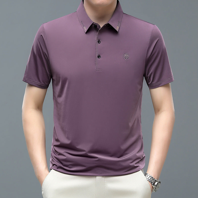 Men's Summer Short Sleeve Polo Shirt - Quick Dry Workwear