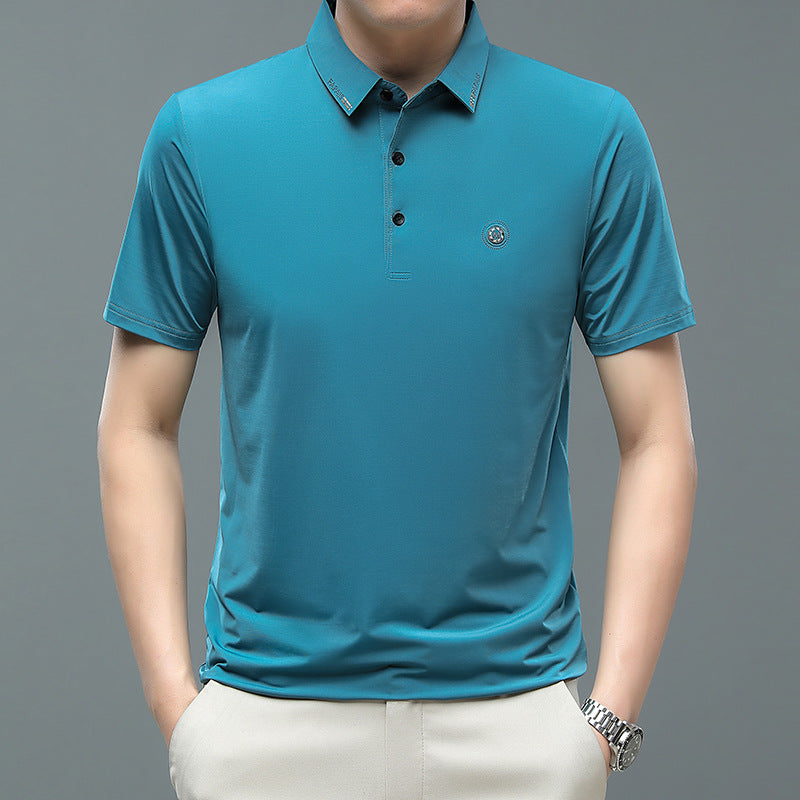 Men's Summer Short Sleeve Polo Shirt - Quick Dry Workwear