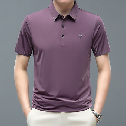 Men's Summer Short Sleeve Polo Shirt - Quick Dry Workwear
